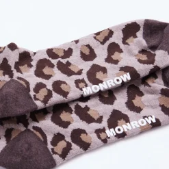 MONROW Leopard Calf Socks ICEDCOFFEE Online